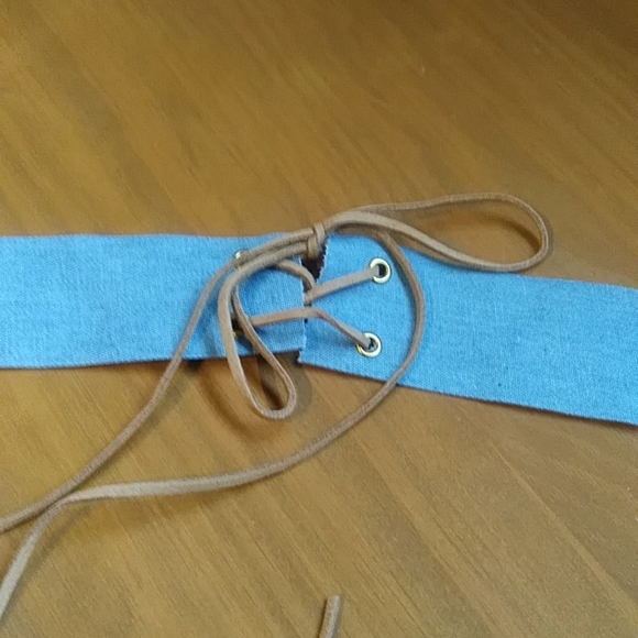 Forever 21 chambray choker - Picture 2 of 4